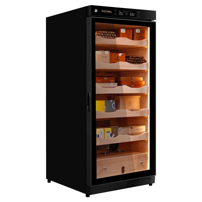Raching HUMIDOR Black Raching C230A Electronic Humidor Cabinet | 900 Cigars