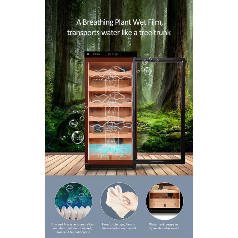 Raching HUMIDOR Raching C330A Electronic Humidor Cabinet | 1300 Cigars