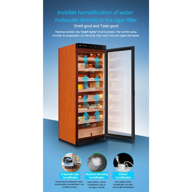 Raching HUMIDOR Raching C380A Electronic Humidor Cabinet | 1500 Cigars