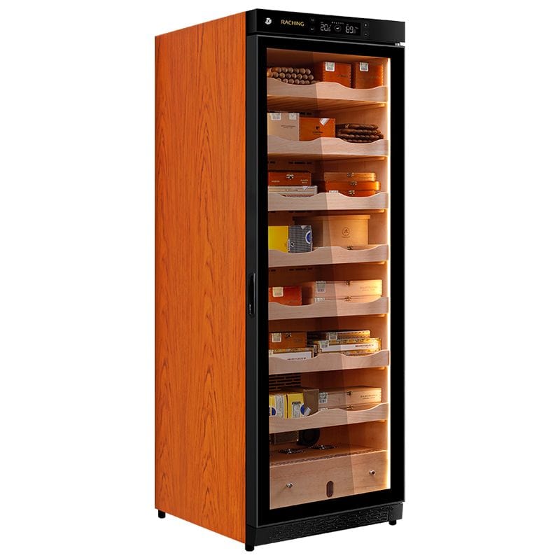 Raching HUMIDOR Brown Raching C380A Electronic Humidor Cabinet | 1500 Cigars