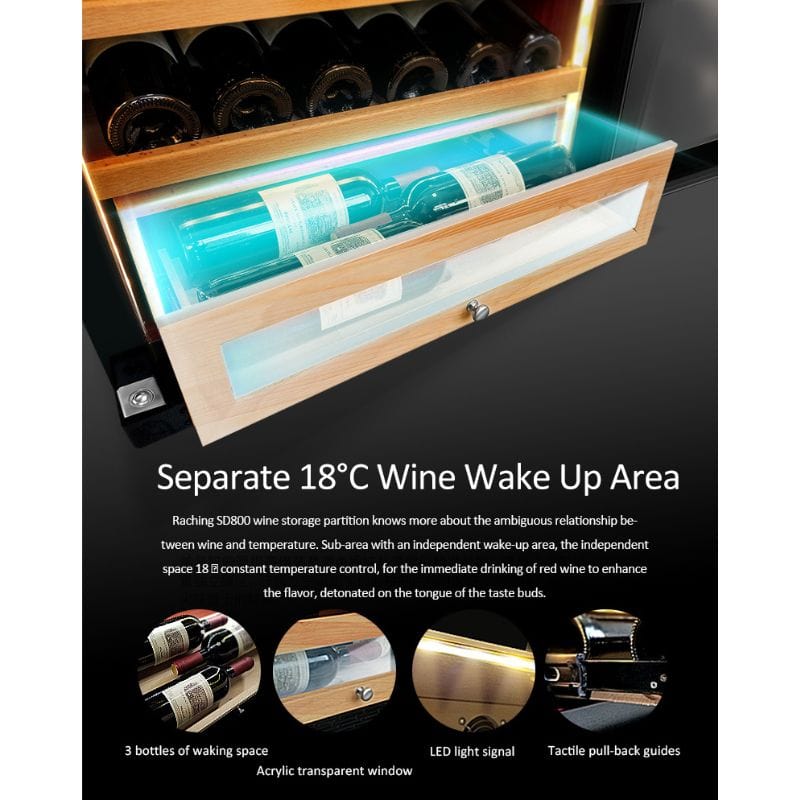 Raching Cigar cabinet humidors Raching CS600 Electronic Cigar Humidor Double Door Cabinet  | 4000 Cigars