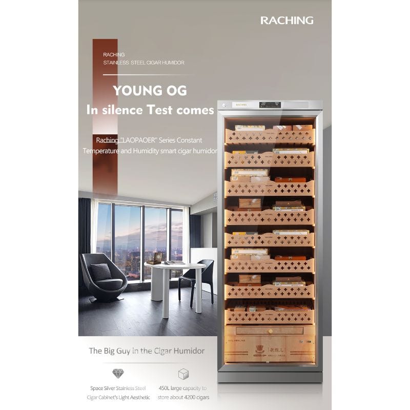 Raching Cigar cabinet humidors Raching CT48A Cigar Humidor Cabinet: Fully Automatic | 3000 Cigars
