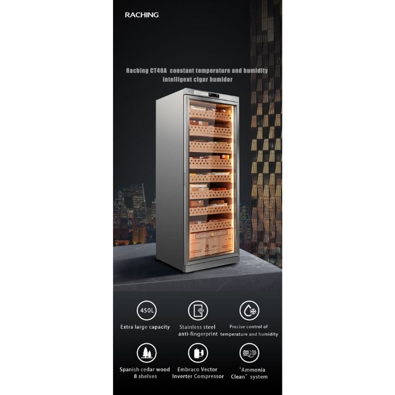 Raching Cigar cabinet humidors Raching CT48A Cigar Humidor Cabinet: Fully Automatic | 3000 Cigars