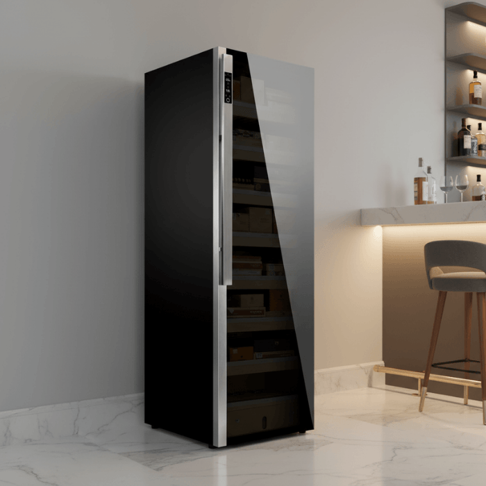 Raching Humidor Raching DM58 Dark Matter Smart Cigar Humidor Cabinet | 2000 Cigars