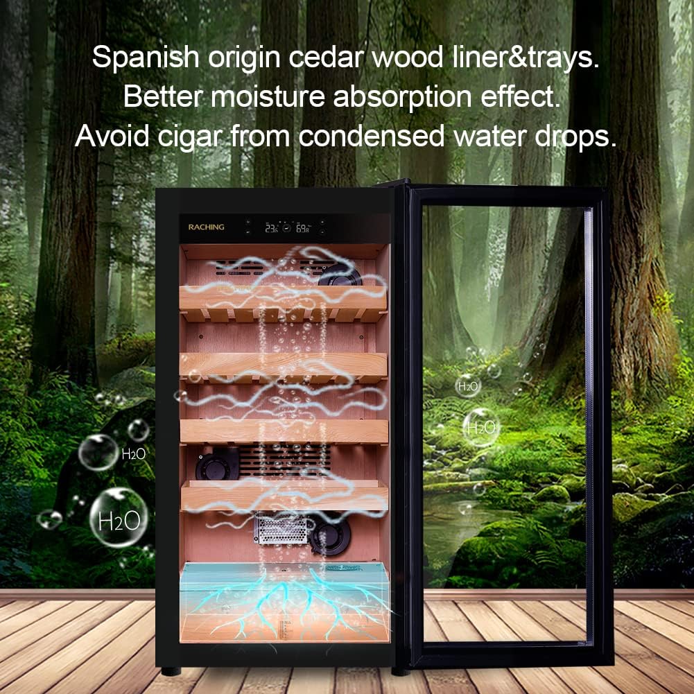 Your Elegant Bar HUMIDOR Raching MA50 Electric Humidor Cabinet | 400 Cigars