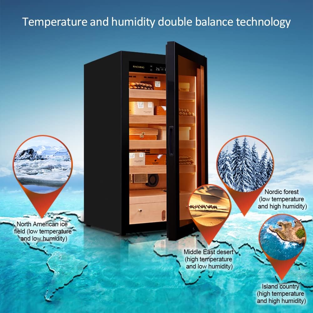Your Elegant Bar HUMIDOR Raching MA50 Electric Humidor Cabinet | 400 Cigars