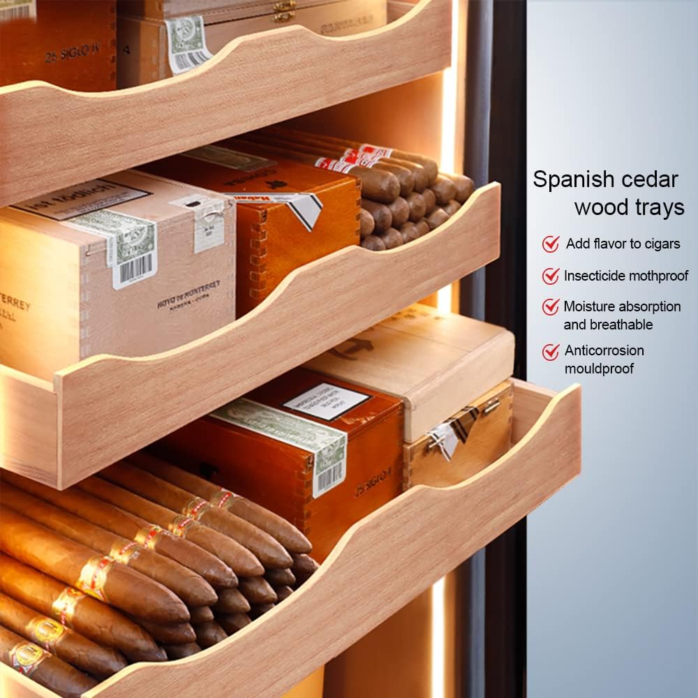 Your Elegant Bar HUMIDOR Raching MA50 Electric Humidor Cabinet | 400 Cigars