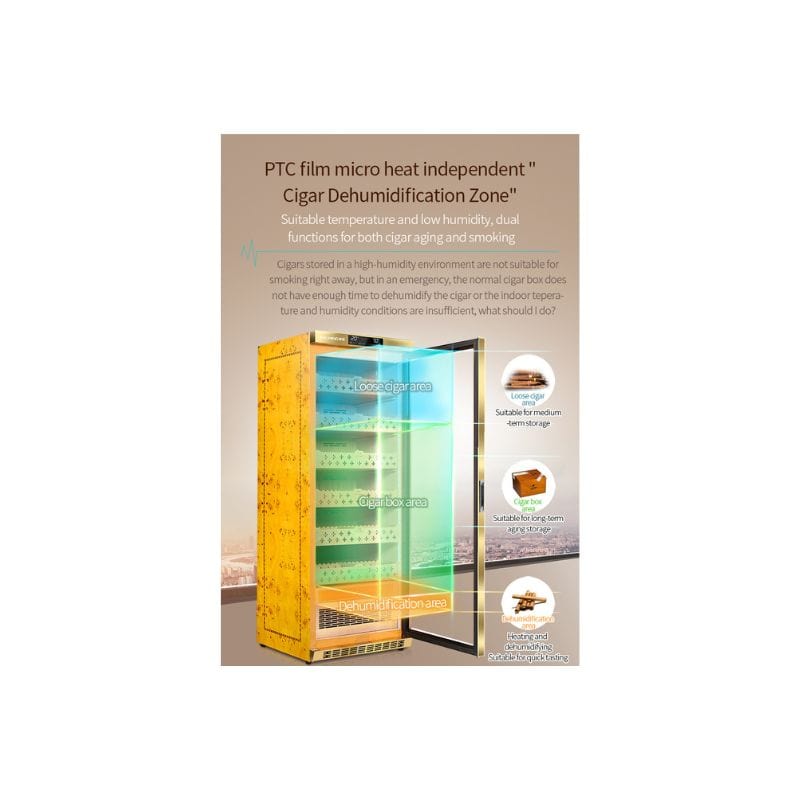 Raching HUMIDOR Raching MON2800A Precision Climate Controlled Humidor | 1300 Cigars