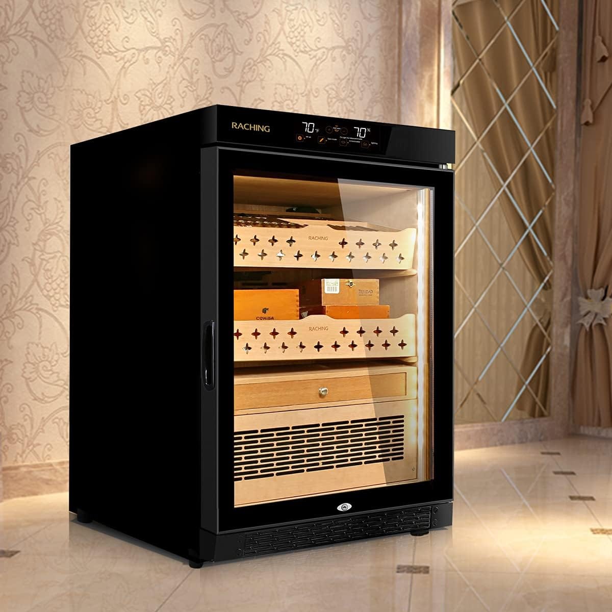 Raching Humidor Raching MON800A Precision Climate Controlled Humidor | 600 Cigars