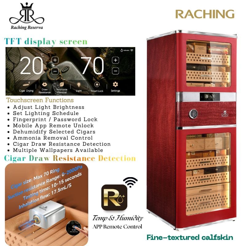Raching Humidor Raching RR980 Reserva RR Series Electric Humidor | 3,000 Cigars
