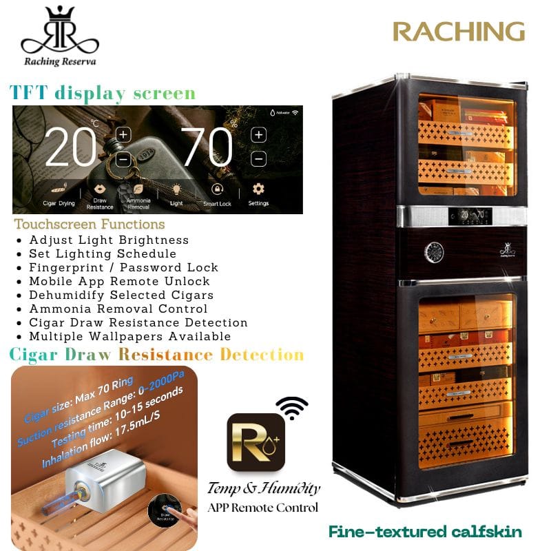 Raching Humidor Raching RR980 Reserva RR Series Electric Humidor | 3,000 Cigars