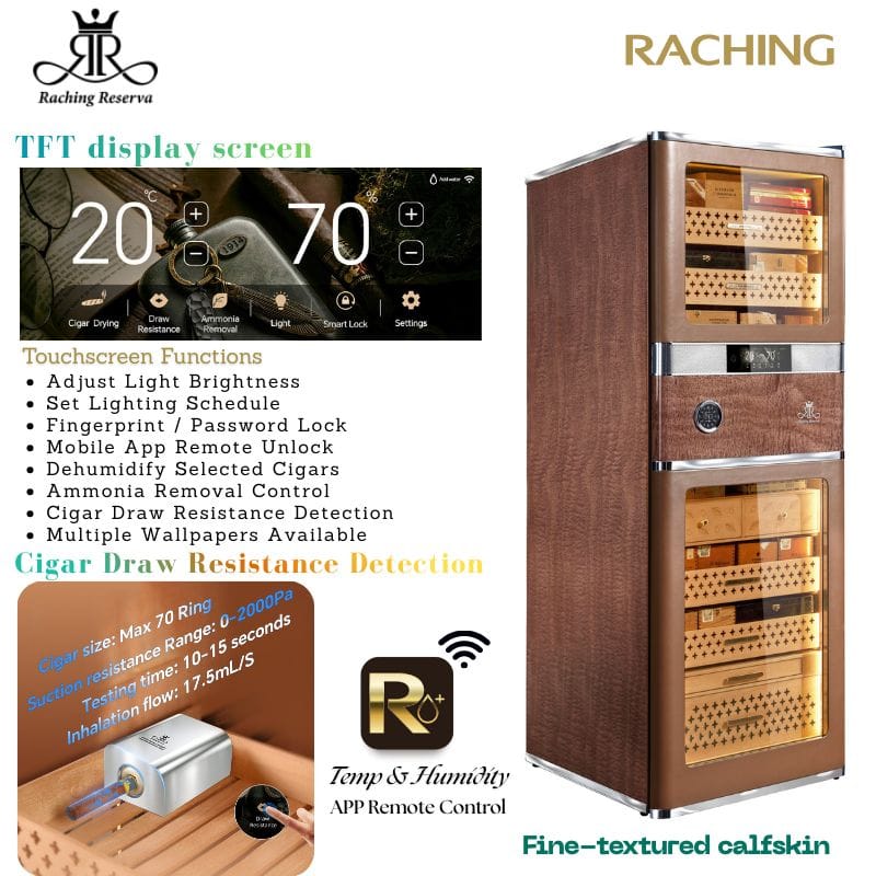 Raching Humidor Raching RR980 Reserva RR Series Electric Humidor | 3,000 Cigars