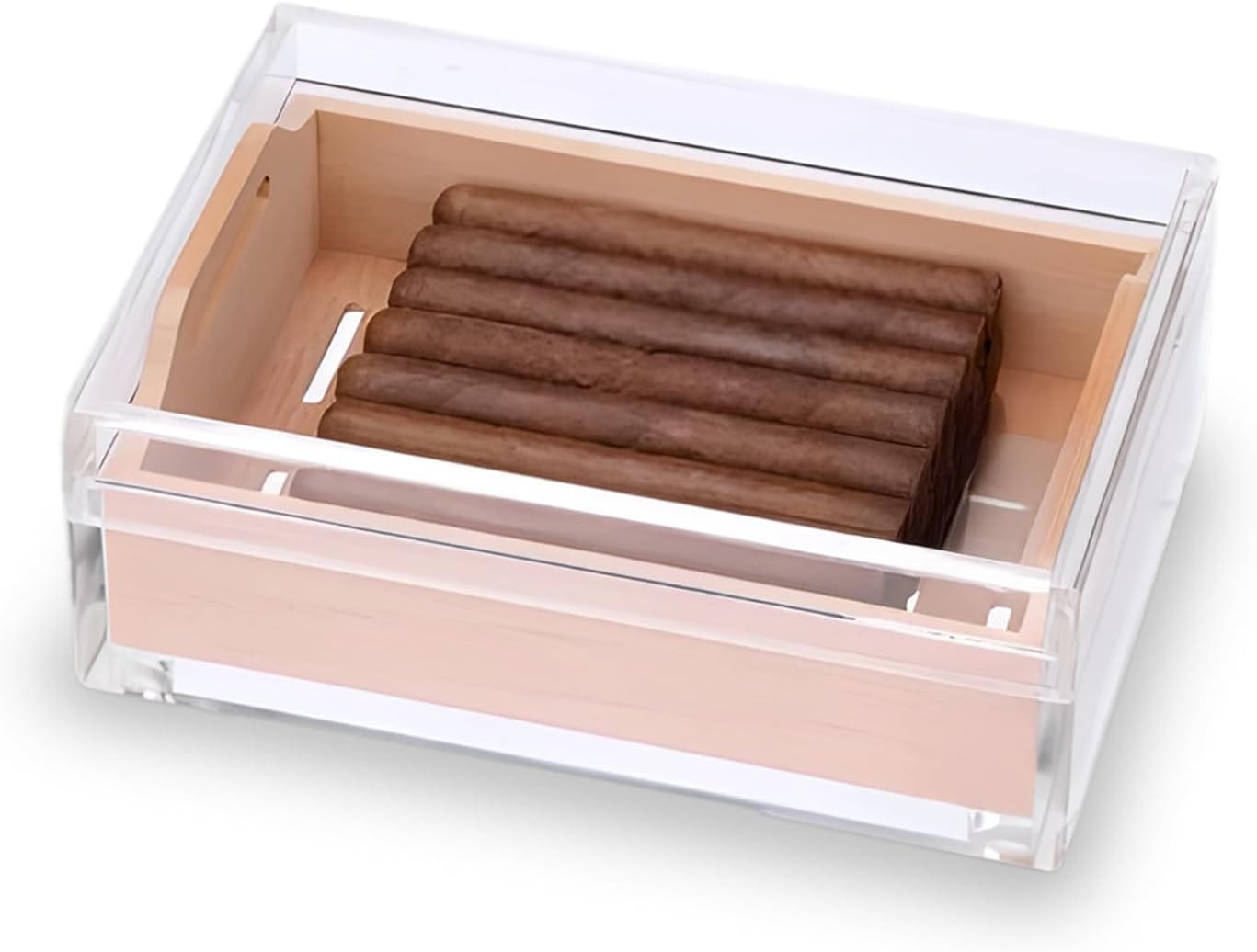Your Elegant Bar Desktop Humidor Small Acrylic Humidor | 20 Cigars