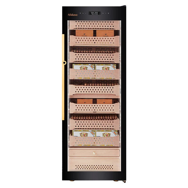 Afidano B6 Steel Series Electronic Humidor | 1500 Cigars