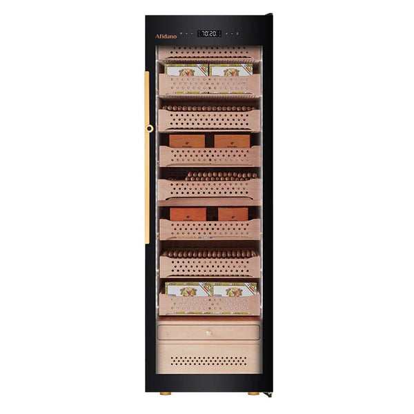 Afidano B8 Steel Series Electronic Humidor | 2200 Cigars
