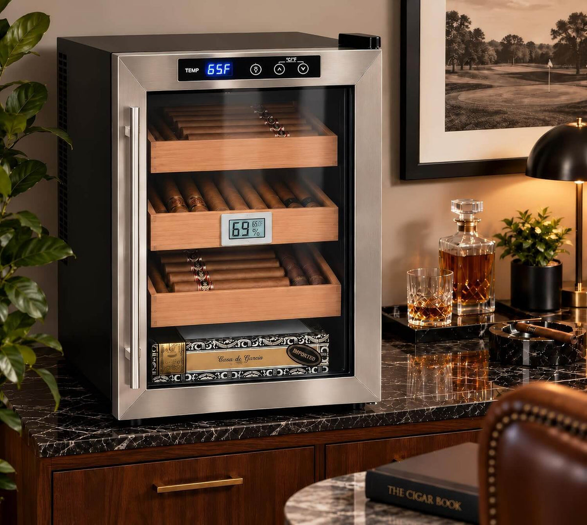 Prestige Humidor The Clevelander Cigar Cooler Humidor | 250 Cigars