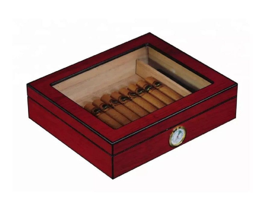 Your Elegant Bar Desktop Humidor Cherry The Grace Humidor | 20 Cigars