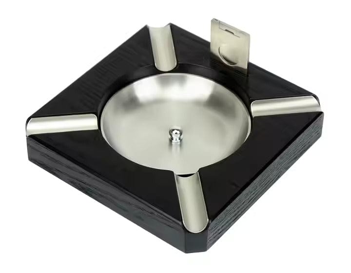 Your Elegant Bar Ashtray Black Matte Oak The Noir Ashtray