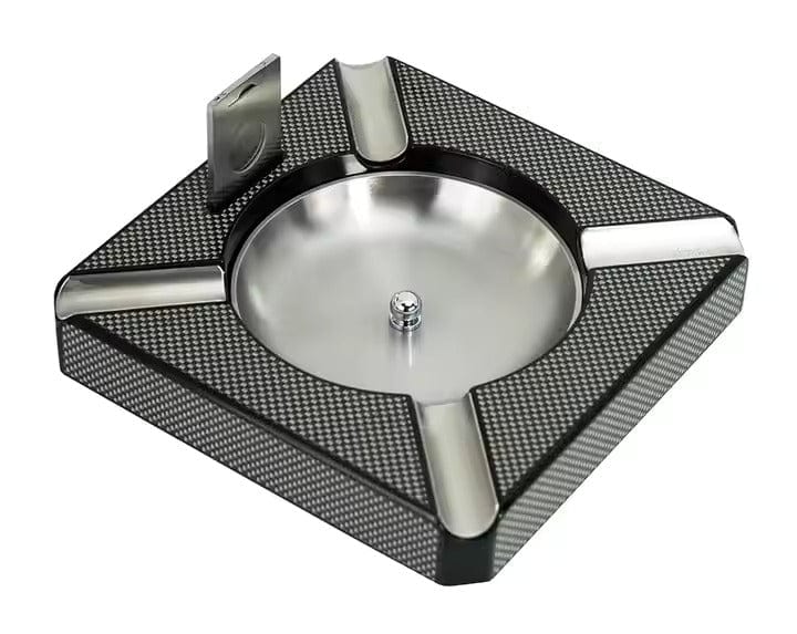 Your Elegant Bar Ashtray Dark Carbon Pattern The Noir Ashtray