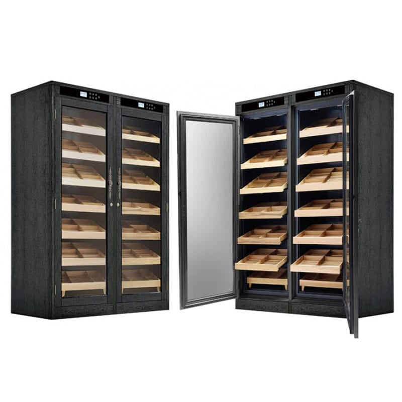 Prestige Humidor The Reagan Dual-Zone Climate Controlled Humidor Cabinet | 4,000 Cigars