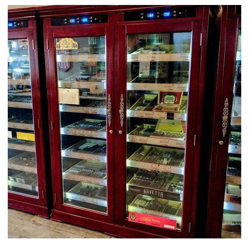 Prestige Humidor The Reagan Dual-Zone Climate Controlled Humidor Cabinet | 4,000 Cigars
