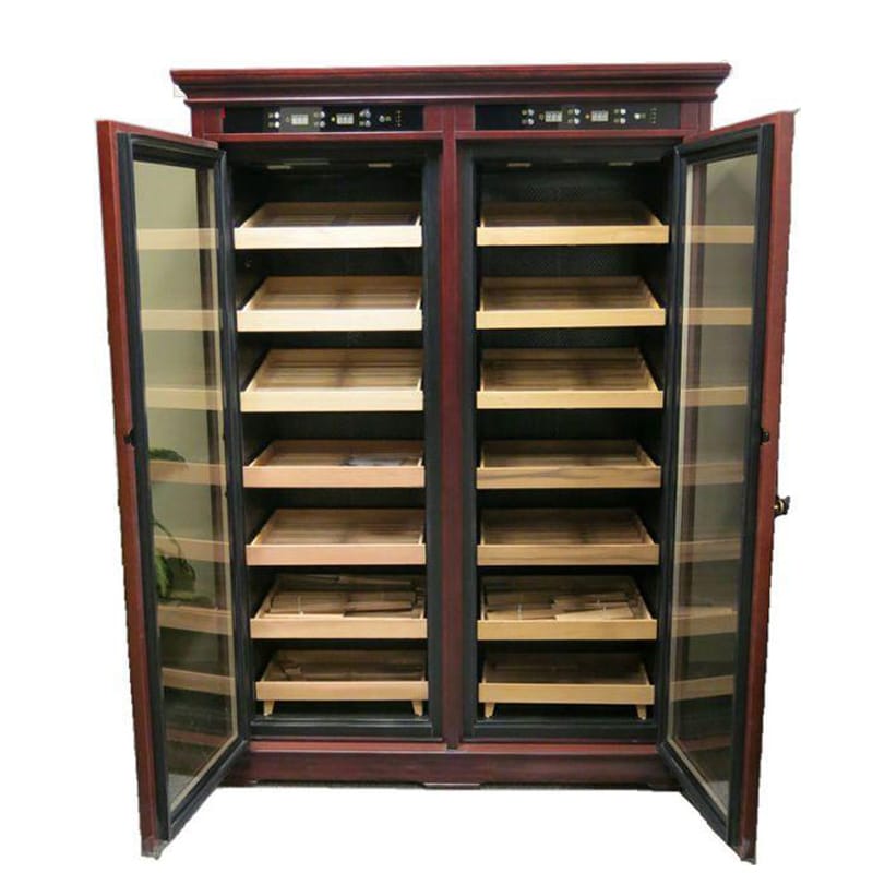 Prestige Humidor The Reagan Dual-Zone Climate Controlled Humidor Cabinet | 4,000 Cigars