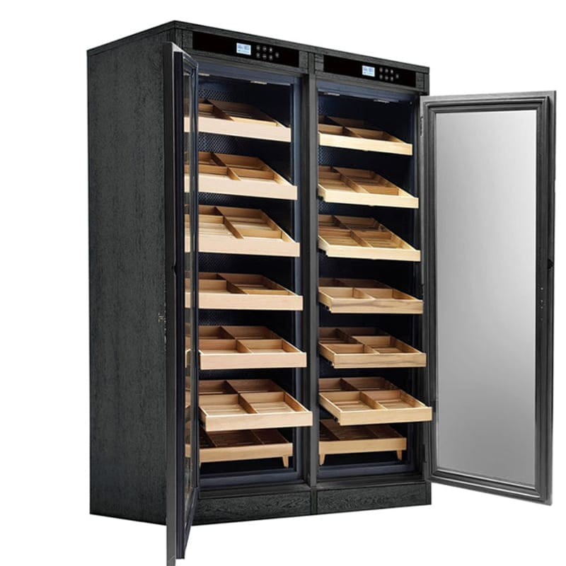 Prestige Humidor The Reagan Dual-Zone Climate Controlled Humidor Cabinet | 4,000 Cigars