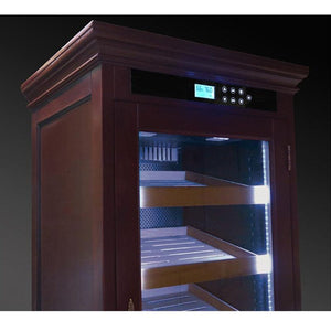 The Remington Electronic Humidor Cabinet interior lightings