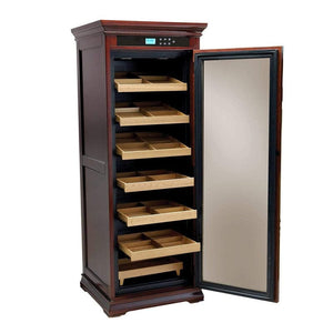The Remington Electronic Humidor Cabinet Cherry
