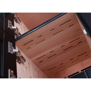 17 Premium Cigar Locker Cabinet channels for better airflow