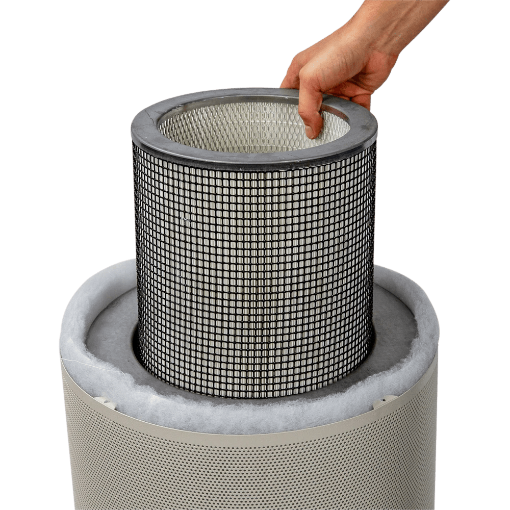 Airpura Air Purifier Filter Airpura Replacement 3” HEPA Filter Poly Carbon Endcap