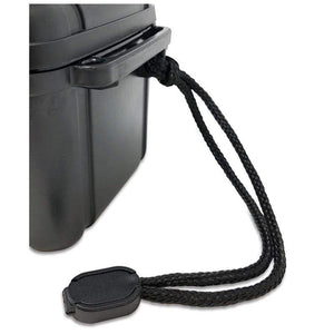 Black Cigar Safe 15 with Snap Tight Locking Clips