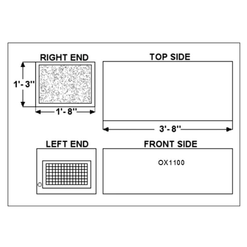 Air Cleaning Specialists Smoke Eater Blue OX 1100 High Performance Smoke Eater
