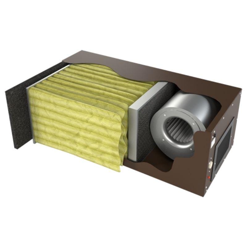 Air Cleaning Specialists Smoke Eater Brown Blue OX 1100 High Performance Smoke Eater