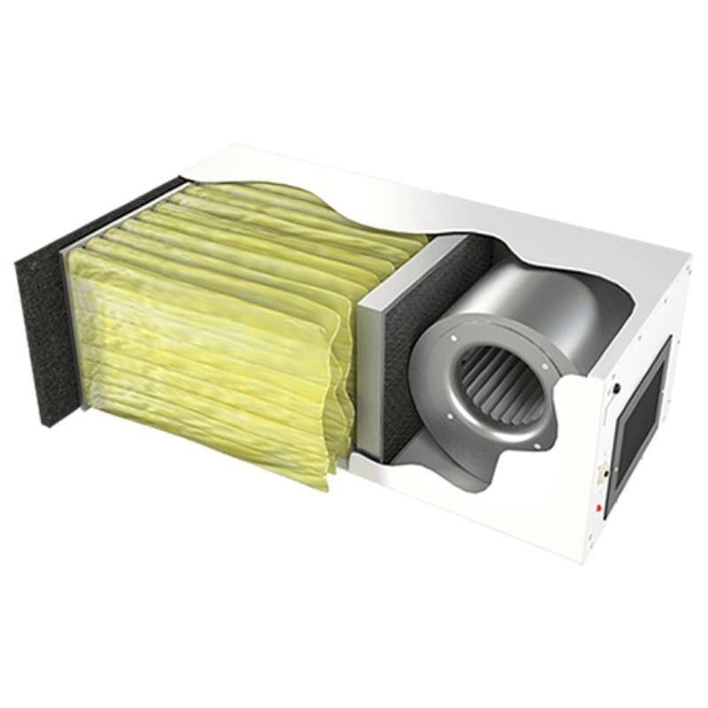 Air Cleaning Specialists Smoke Eater White Blue OX 1100 High Performance Smoke Eater