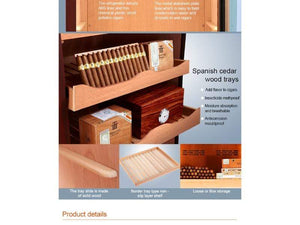 Raching HUMIDOR C230A Electronic Humidor Cabinet | 900 Cigars