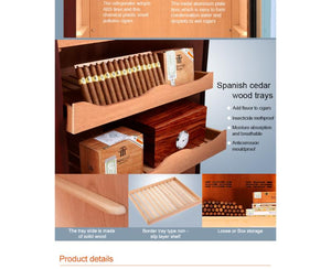 Raching HUMIDOR C330A Electronic Humidor Cabinet | 1,300 Cigars