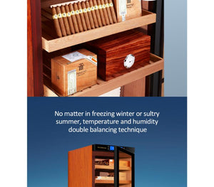 Raching HUMIDOR C380A Electronic Humidor Cabinet | 1,500 Cigars