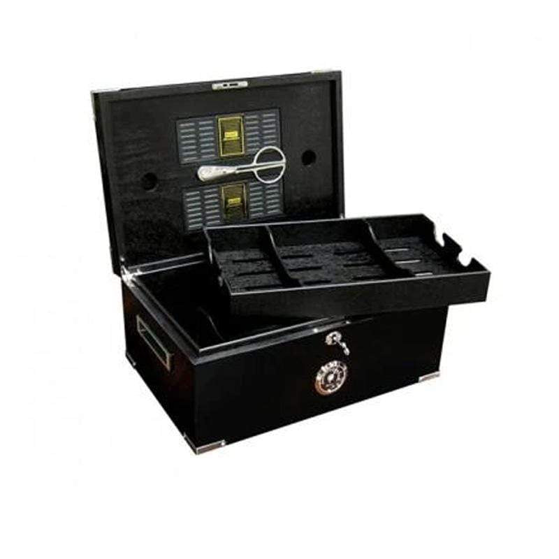 Dakota Full Black Cigar Humidor 120 Cigars