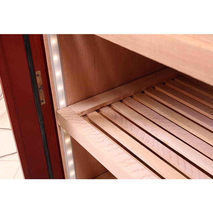 EB-1219 cigar humidor cabinet shelf and LED light