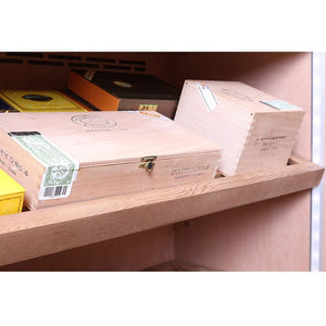 EB-1219 cigar humidor cabinet spacious shelves