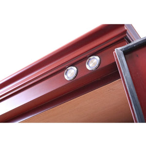 EB-1219 cigar humidor cabinet ON/OFF buttons for fans and LED lights
