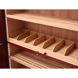 EB-1219F cigar humidor cabinet spacious shelves