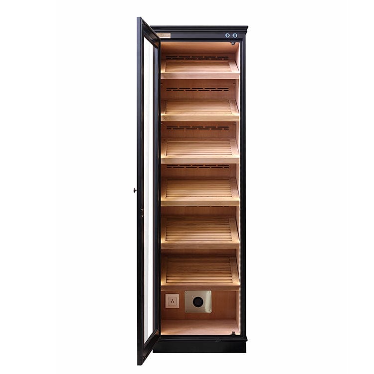 EB-559 Single Door Cigar Cabinet Humidor w/LED Elegant Bar