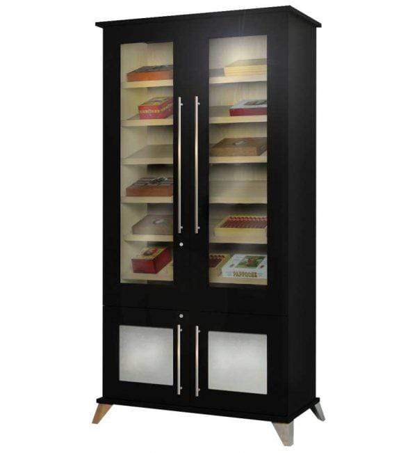 Elegant Bar Display Humidor Elegant 1500 Contemporary Humidor Display, one of the best humidor cabinets