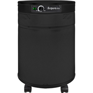 Airpura Air Purifier Black / With HI-C Carbon Filter for Light Odor Control I600+ Superior HEPA Filter Air Purifier for Healthcare by Airpura