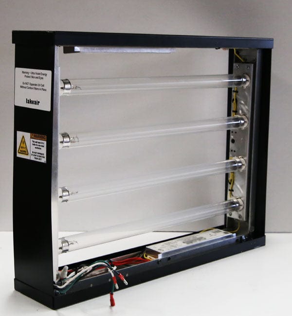 LA2-RC2-HUV air purifier open
