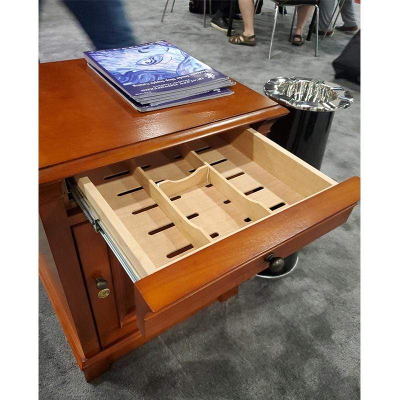 Quality Importers End Table Humidor Lauderdale End Table Cigar Cabinet Humidor Quality Importers