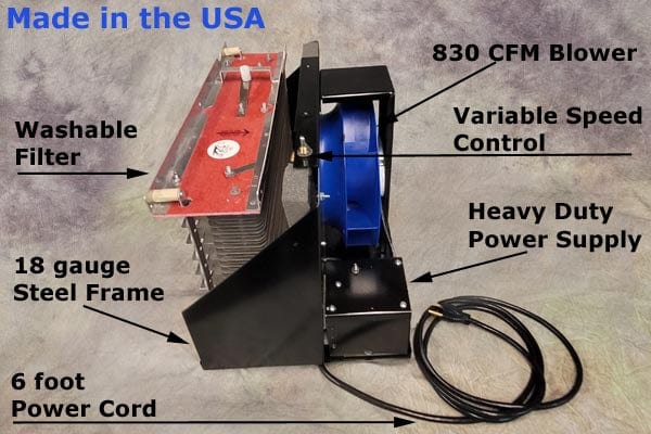 lakeair Air Purifier MAX-700: 750-650 CFM Air Purifier