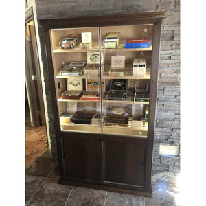 Elegant Bar Humidor Model 3 Commercial Cigar Humidor Display Cabinet